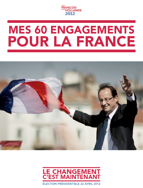 ebook cover of Mes 60 engagements pour la France, by François Hollande
