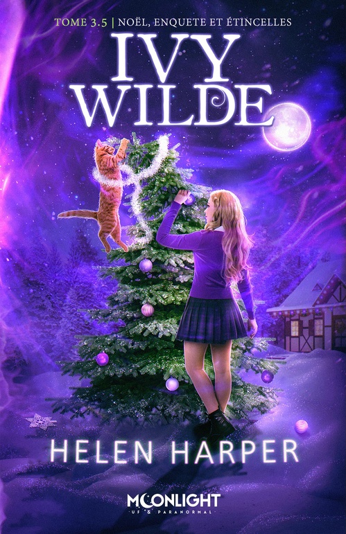 Couverture ebook de Noël, enquête et étincelles, de Helen Harper