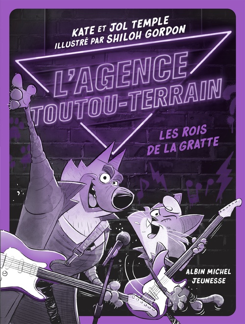 Couverture ebook de L'Agence Toutou-Terrain - tome 4 - Les Rois de la gratte, de Jol Temple, Kate Temple, Shiloh Gordon