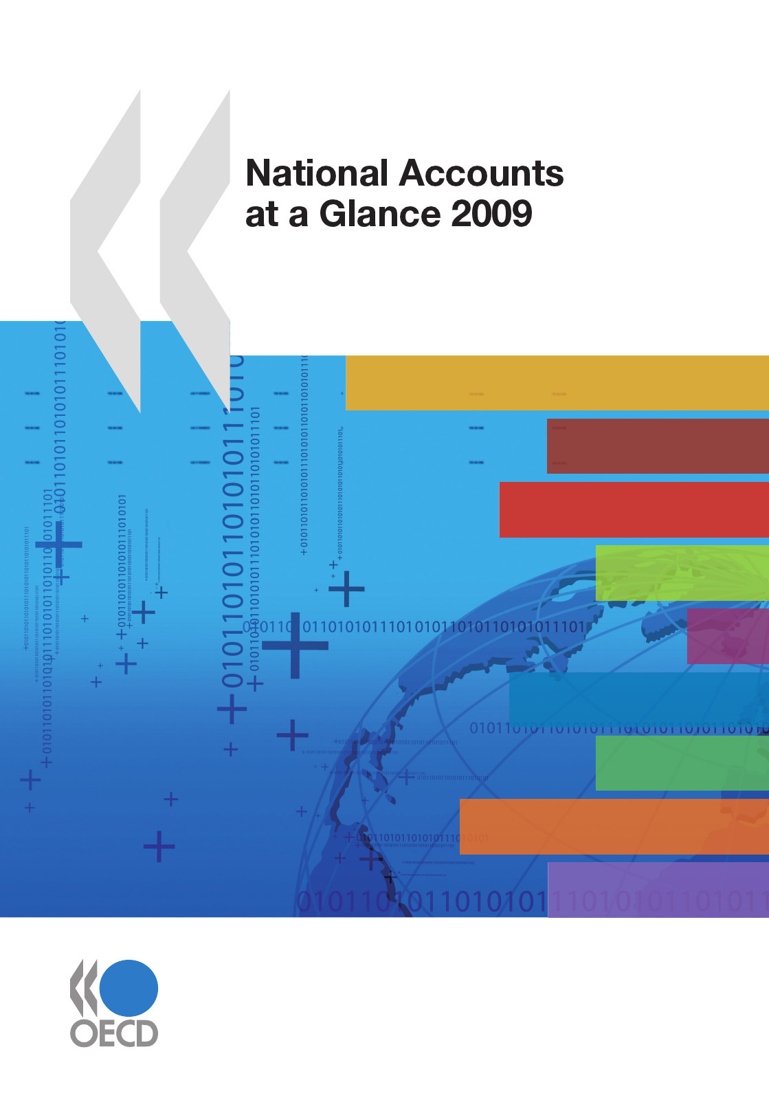 Couverture ebook de National Accounts at a Glance 2009, de Collectif