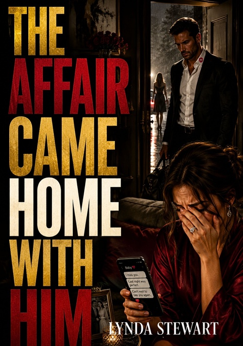 Couverture ebook de The Affair Came Home With Him, de Lynda Stewart