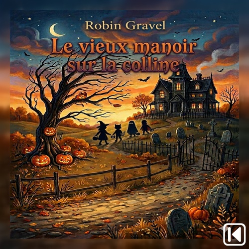 audiobook cover of Le vieux manoir sur la colline, by Robin Gravel