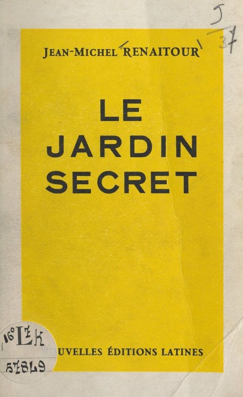 ebook cover of Le jardin secret, by Jean-Michel Renaitour