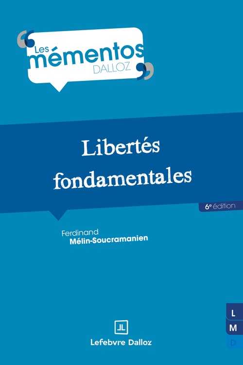 Couverture ebook de Libertés fondamentales 6ed, de Ferdinand Mélin-Soucramanien