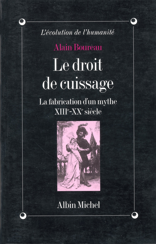 ebook cover of Le Droit de cuissage, by Alain Boureau