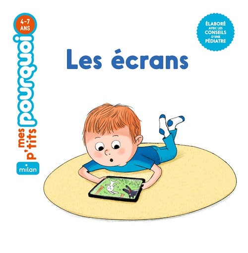Couverture ebook de MES P'TITS POURQUOI - Les Écrans - Dès 4 ans, de Stéphanie Redoulès