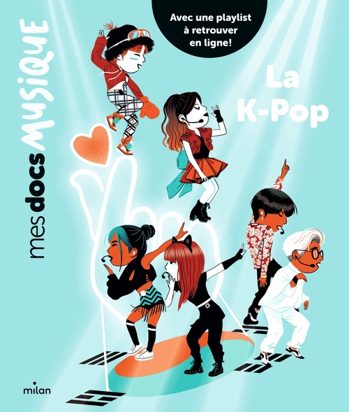Couverture ebook de La K-pop, de Ophélie Surcouf