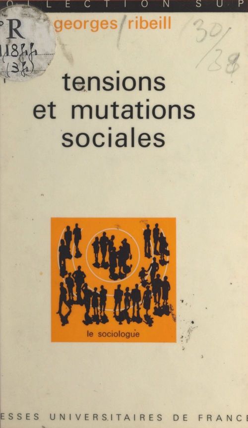 Couverture ebook de Tensions et mutations sociales, de Georges Ribeill