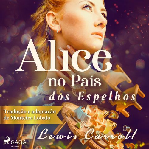 Couverture audiobook de Alice no País dos Espelhos, de Lewis Carroll
