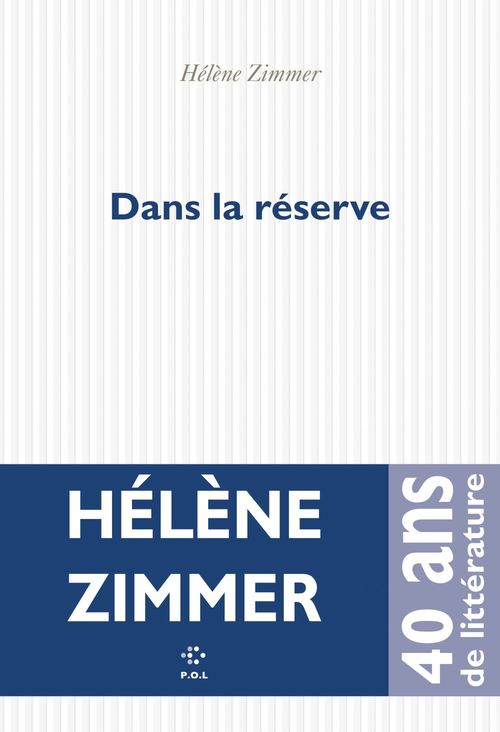 ebook cover of Dans la réserve, by Hélène Zimmer