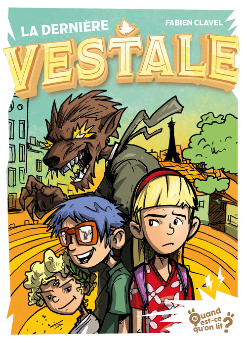 ebook cover of La dernière vestale, by Fabien Clavel