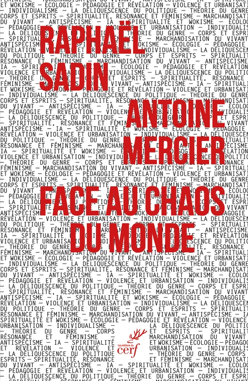 Couverture ebook de Face au chaos du monde, de Antoine Mercier, Raphaël Sadin