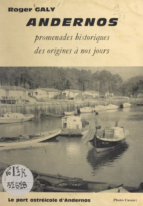 Couverture ebook de Andernos, de Roger Galy