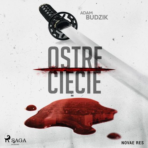 audiobook cover of Ostre ciecie, by Adam Budzik