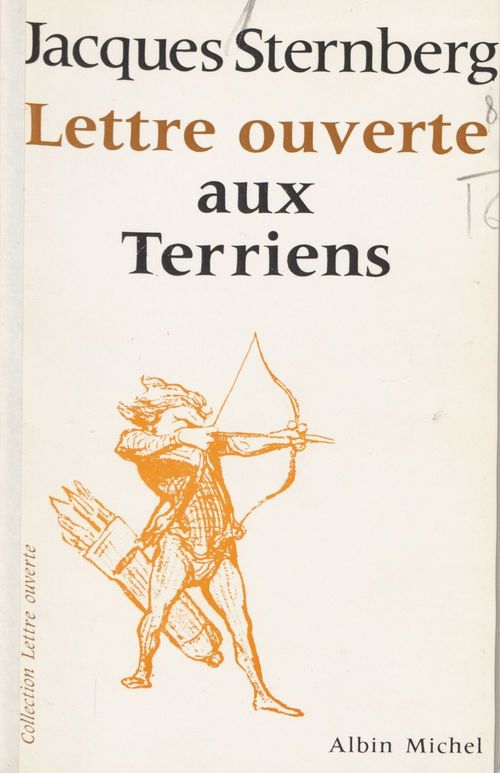 Couverture ebook de Lettre ouverte aux terriens, de Jacques Sternberg