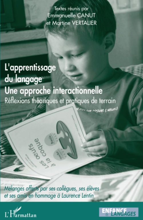 ebook cover of L'apprentissage du langage, by Emmanuelle Canut, Martine Vertalier