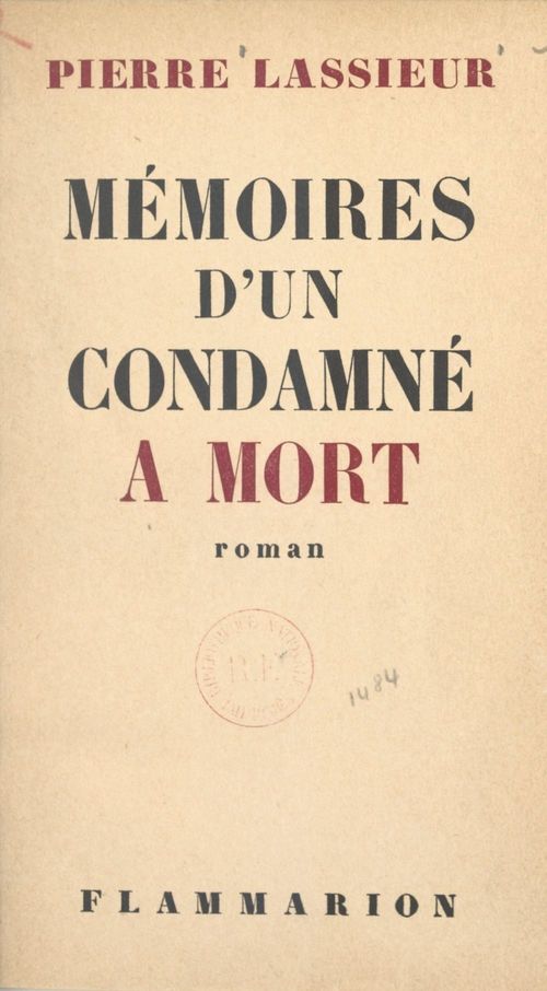 Couverture ebook de Mémoires d'un condamné à mort, de Pierre Lassieur