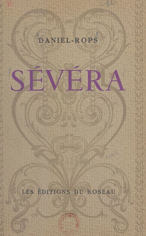 Couverture ebook de Sévéra, de Daniel-Rops