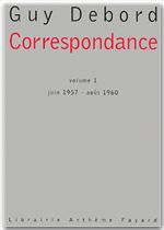 Couverture ebook de Correspondance - volume 1, de Guy Debord