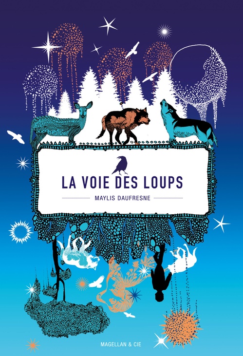 Couverture ebook de La voie des loups, de Maylis Daufresne