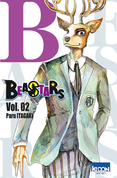 Couverture ebook de Beastars T02, de Paru Itagaki