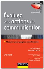 ebook cover of Évaluez vos actions de communication - 2e éd., by Assaël Adary, Céline Mas, Benoît Volatier