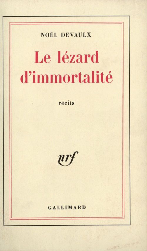 ebook cover of Le lézard d'immortalité, by Noël Delvaux