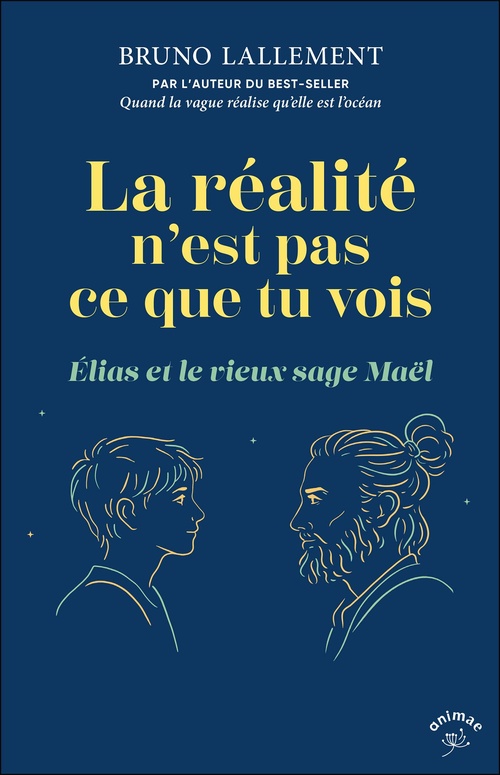 Couverture ebook de La réalité n'est pas ce que tu vois - Élias et le vieux sage Maël, de Bruno Lallement
