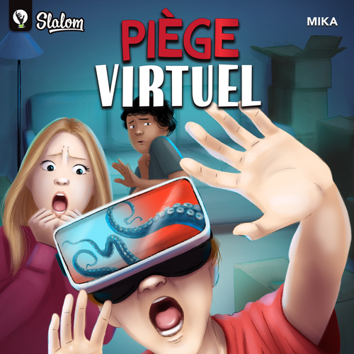 audiobook cover of Slalom: Piège virtuel, by Mika