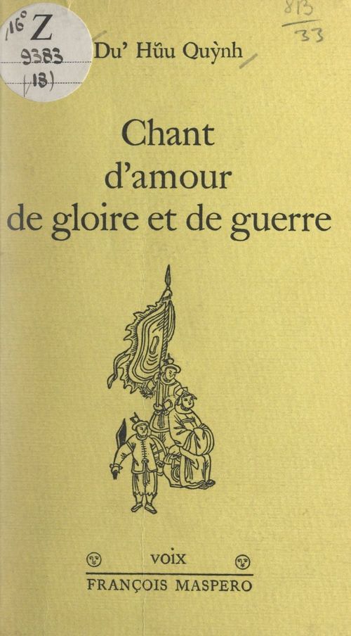 ebook cover of Chant d'amour, de gloire et de guerre, by Du''Huy Qu`Ynh