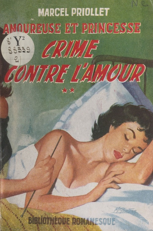 Couverture ebook de Amoureuse et princesse (2). Crime contre l'amour, de Marcel Priollet
