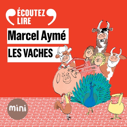 audiobook cover of Les vaches - Un conte du chat perché, by Marcel Ayme