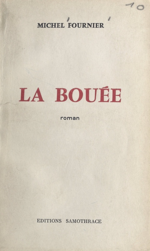 ebook cover of La bouée, by Michel Fournier