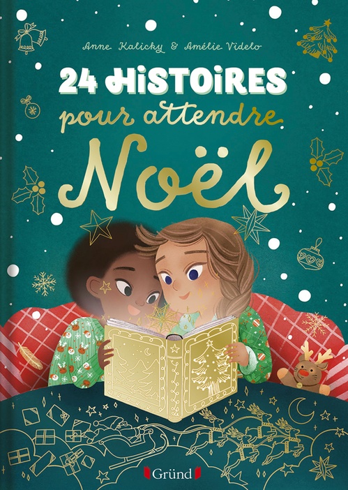 ebook cover of 24 histoires pour attendre Noël, by Anne Kalicky