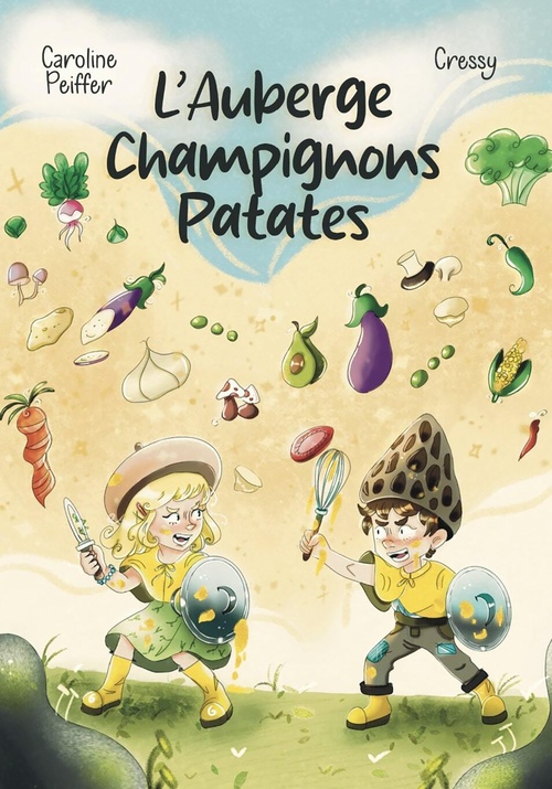 Couverture ebook de L'Auberge Champignons Patates, de Caroline Peiffer