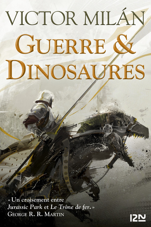 Couverture ebook de Guerre & Dinosaures I, de Victor Milan, Patricia Lalande
