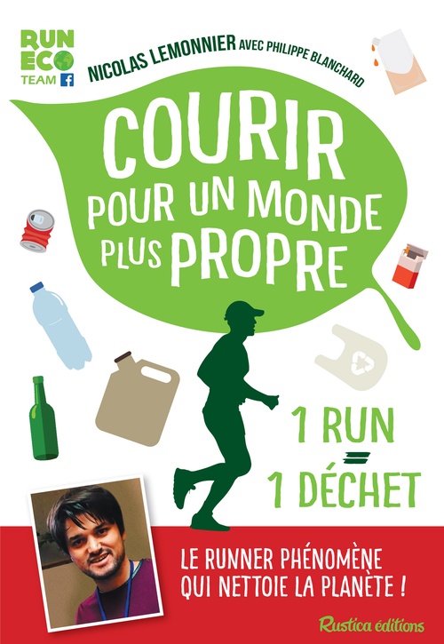 Couverture ebook de Courir pour un monde plus propre, de Philippe Blanchard, Nicolas Lemonnier