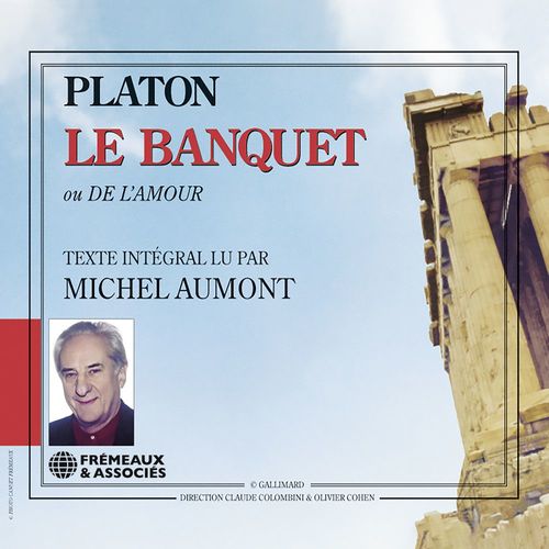 audiobook cover of Le Banquet, by Platon
