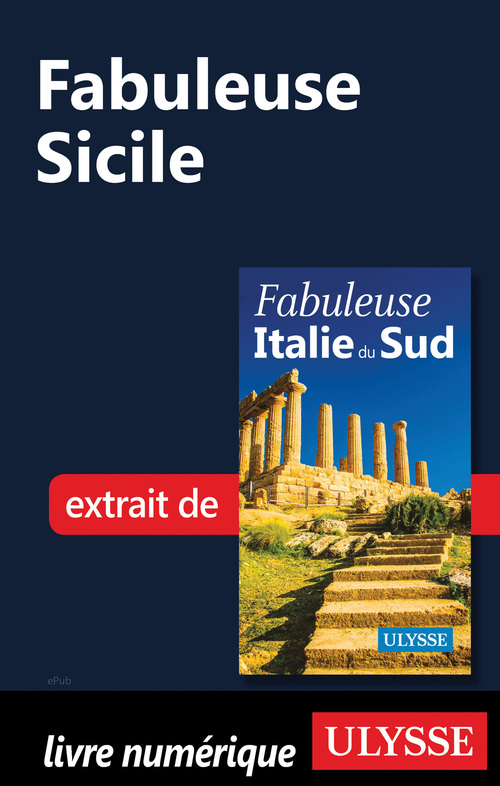 Couverture ebook de Fabuleuse Sicile, de Louise Gaboury