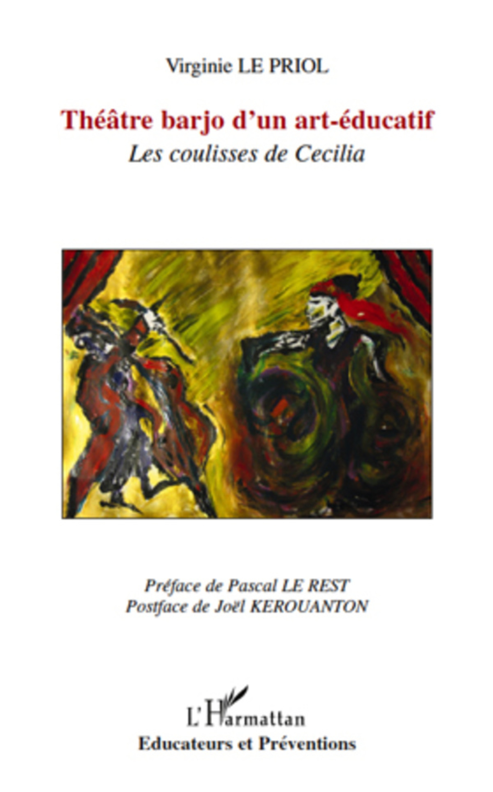 Couverture ebook de Théâtre barjo d'un art-éducatif, de Virginie Le priol