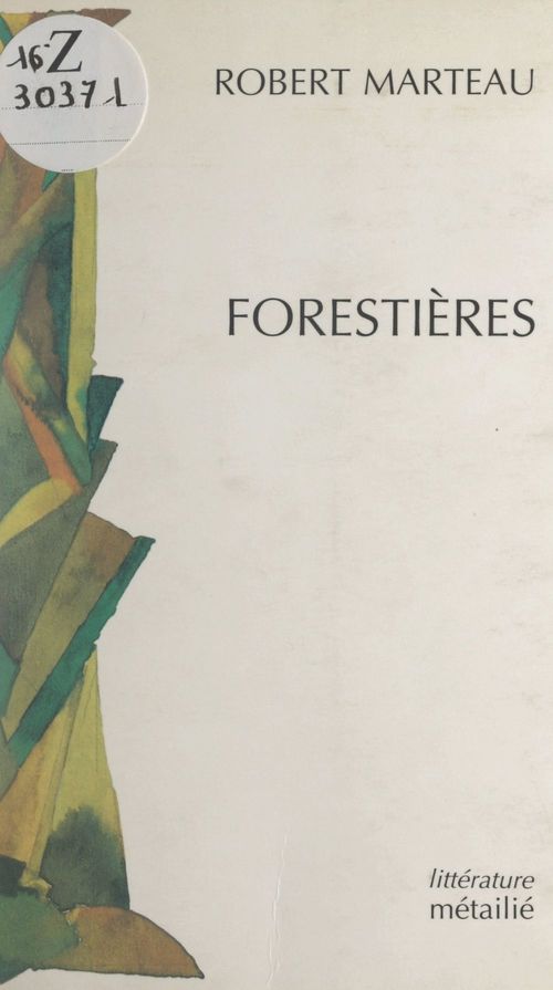 Couverture ebook de Forestières, de Robert Marteau
