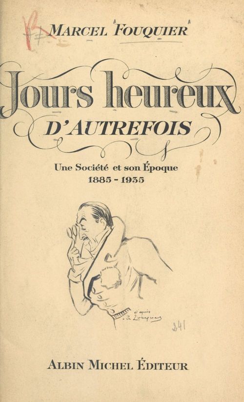 Couverture ebook de Jours heureux d'autrefois, de Marcel Fouquier