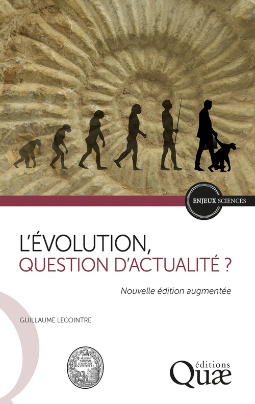 Couverture ebook de L'évolution, question d'actualité ?, de Guillaume Lecointre
