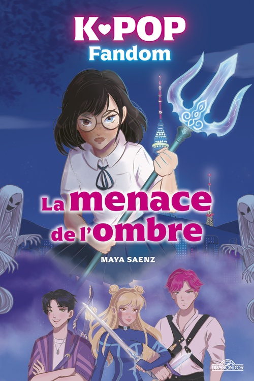 Couverture ebook de K-Pop Fandom - La menace de l'ombre, de Maya Saenz