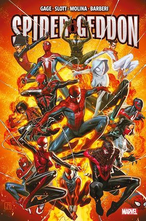 Couverture ebook de Spider-Geddon, de Christos Gage, Dan Slott