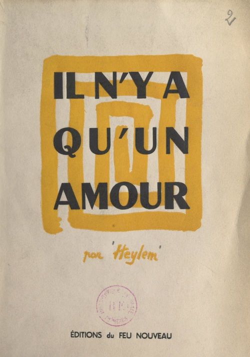 ebook cover of Il n'y a qu'un amour, by Heylem