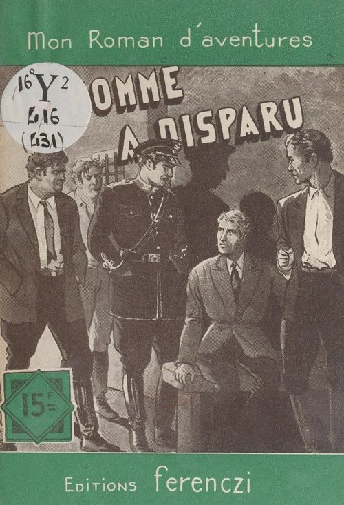 Couverture ebook de Un homme a disparu, de Serge Alkine