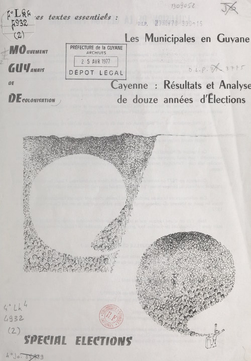 Couverture ebook de Quelques textes essentiels (2) Spécial élections, de Mouvement Guyanais De Decolonisation