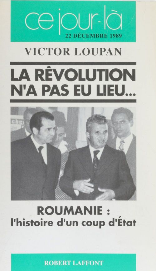 Couverture ebook de La Révolution n'a pas eu lieu..., de Victor Loupan