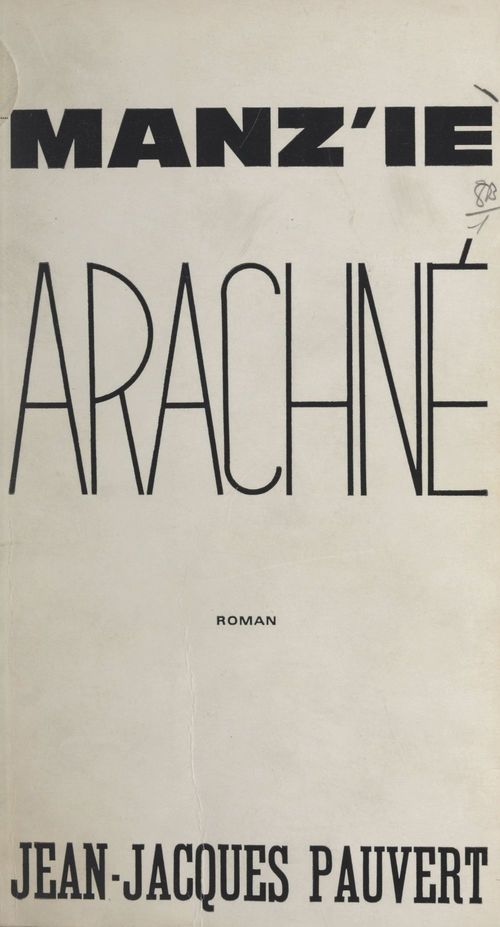 ebook cover of Arachné, by Manz''Ie